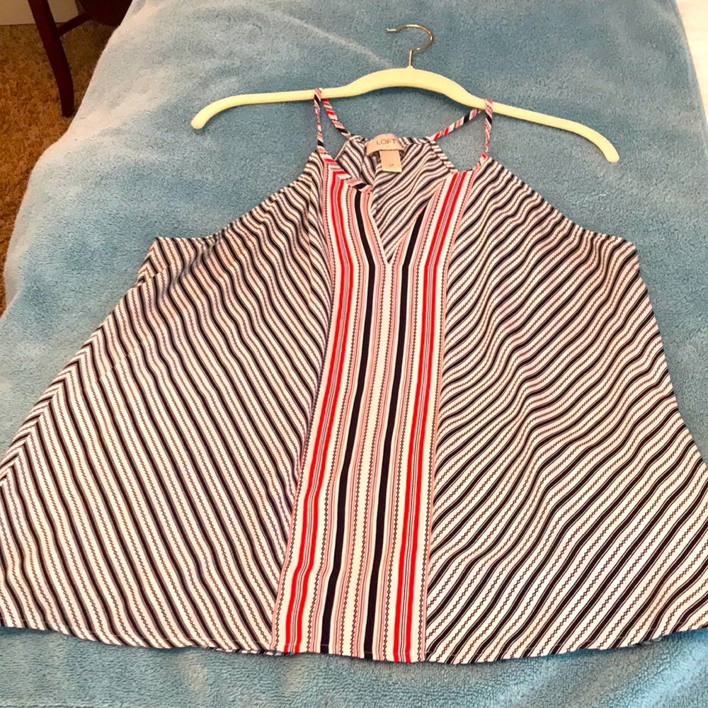 Ann Taylor halter strap shell